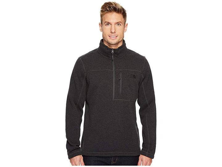 The North Face Gordon Lyons 1/4 Zip (tnf Dark Grey Heather) Men's Long Sleeve Pullover