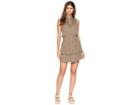 Juicy Couture Knit Crepe Jersey Flirty Dress (shady Palm) Women's Dress