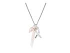 Chan Luu Pink Ribbon Short Necklace (pink Mix) Necklace