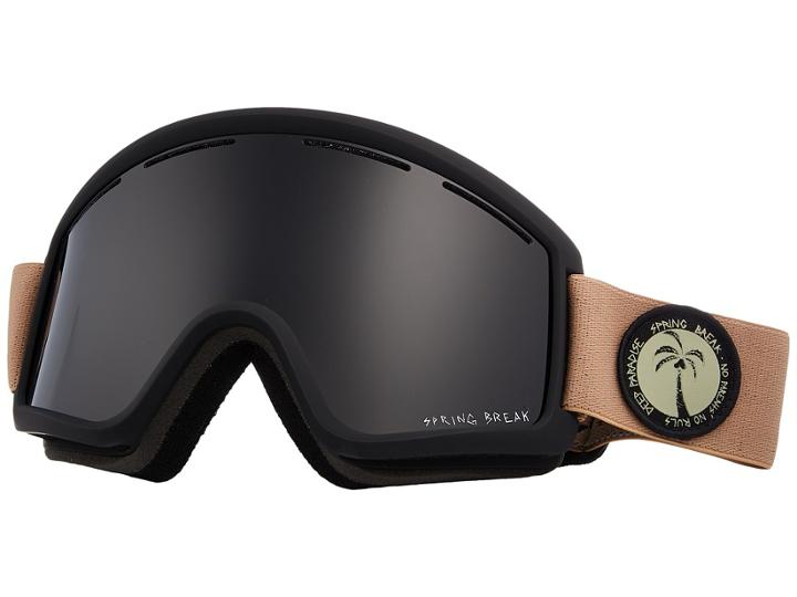 Vonzipper Cleaver Goggle (spring Break Black Satin/blackout) Goggles