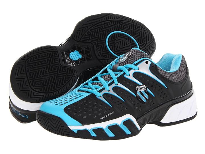 K-swiss Bigshot Iitm (black/fiji Blue/white) Women's Tennis Shoes