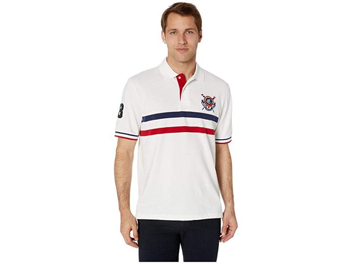 Chaps Fashion-short Sleeve-knit (white) Men's Clothing