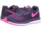 Nike Air Zoom Winflo 4 (ink/deadly Pink/fire Pink/black) Women's Running Shoes