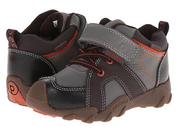 Pediped Justin Flex (toddler/little Kid/big Kid) (charcoal) Boy's Shoes