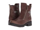 Harley-davidson Amherst (brown) Women's Zip Boots