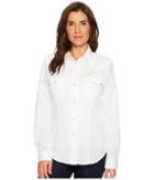 Roper 1649 Diamond Tone On Tone (white) Women's Clothing