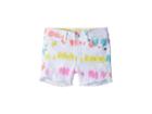 Levi's(r) Kids Sunrise Denim Shorty Shorts (toddler) (white/fuchsia Pink) Girl's Shorts