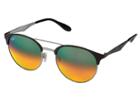 Ray-ban 0rb3545 (gunmetal/matte Brown) Fashion Sunglasses