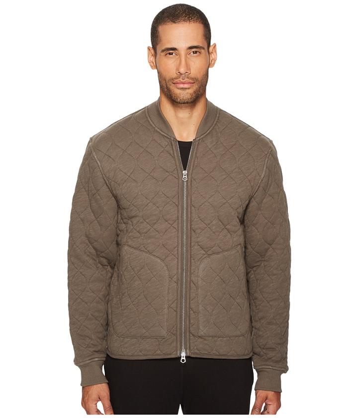 Todd Snyder + Champion Quilted Bomber Jacket (thyme) Men's Coat