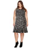 Nic+zoe Plus Size Boulevard Twirl Dress (multi) Women's Dress