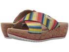 Anne Klein Felisha (coral Multi Fabric) Women's Wedge Shoes