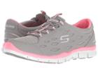 Skechers Gratis Full Circle (gray/pink) Women's Shoes