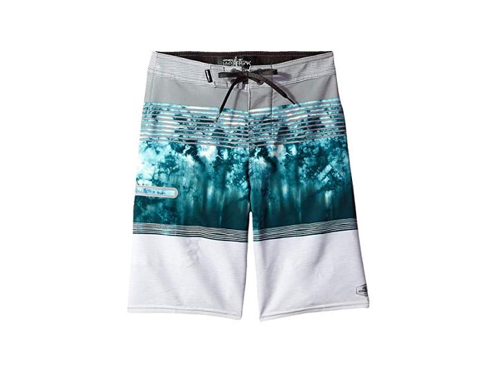 O'neill Kids Hyperfreak Superfreak Boardshorts (big Kids) (light Grey) Boy's Swimwear
