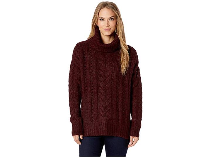Smartwool Moon Ridge Boyfriend Sweater (fig) Women's Sweater