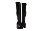 Betsey Johnson Sb-gisel (black Velvet) Women's Pull-on Boots
