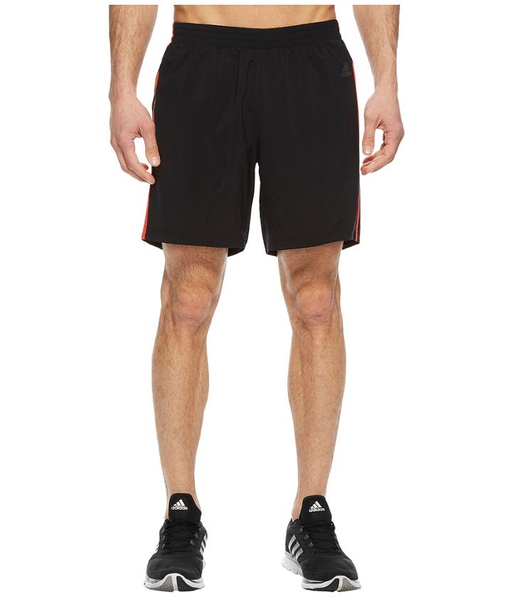 Adidas Response 7 Shorts (black/hi-res Red) Men's Shorts