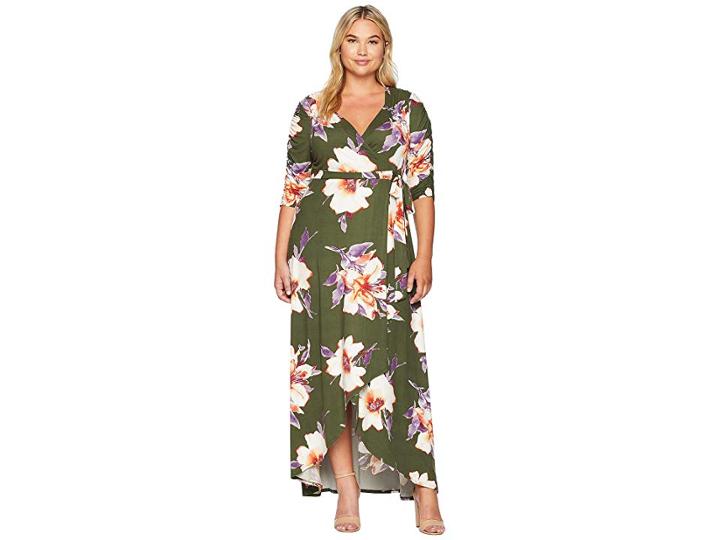 Kiyonna Meadow Dream Maxi Dress (autumn Lily) Women's Dress