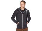 Reebok Elements Marble Melange Full Zip Hoodie (black) Men's Sweatshirt