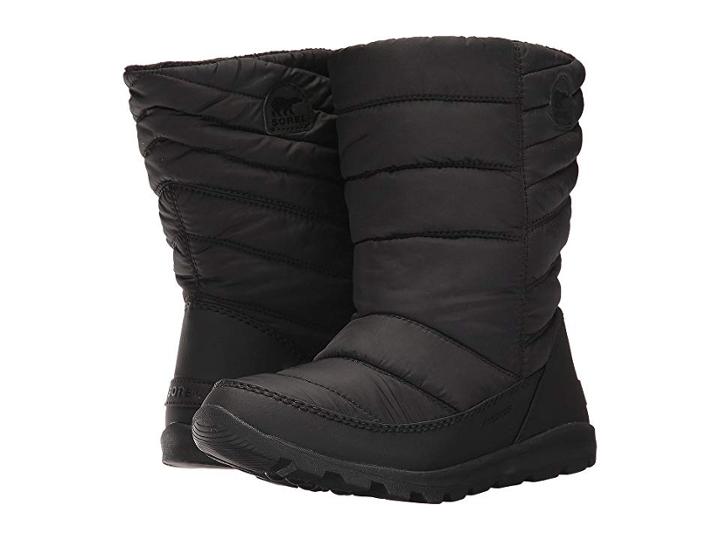 Sorel Kids Whitney Mid (toddler/little Kid) (black) Girls Shoes