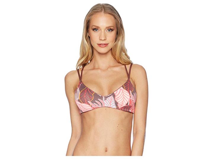 Maaji Shimmering Porto Sporty Top (cognac) Women's Swimwear