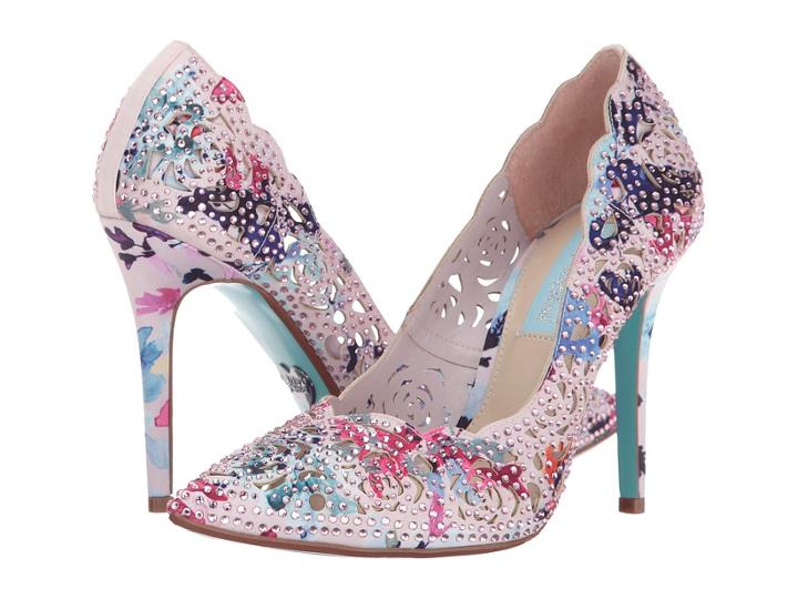 Blue By Betsey Johnson Elsa (blush Multi) High Heels