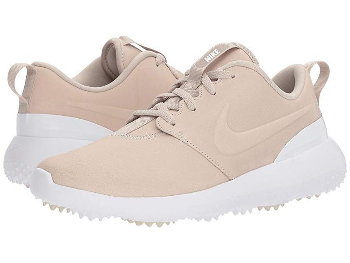 Nike Golf Roshe G Prm (light Bone/light Bone/white) Women's Golf Shoes