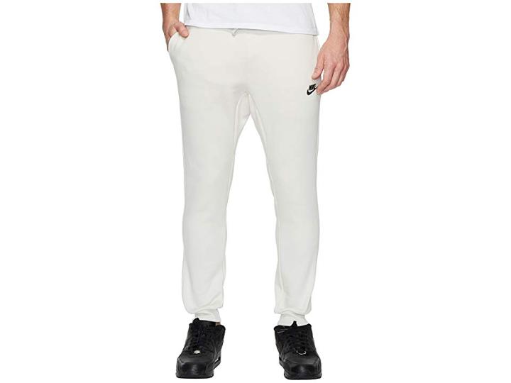 Nike Sportswear Fleece Jogger (light Bone/black) Men's Fleece