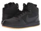 Nike Ebernon Mid Winter (black/black/gum Light Brown) Men's  Shoes