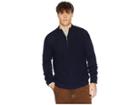 Ben Sherman 1/4 Zip Funnel Neck Sweater (navy) Men's Sweater