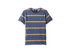 Volcom Kids Sheldon Crew Tee (big Kids) (deep Blue) Boy's T Shirt