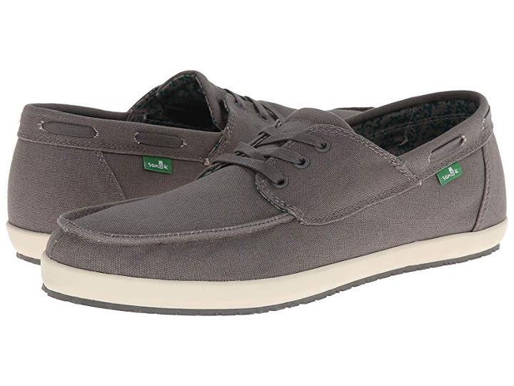 Sanuk Casa Barco (charcoal) Men's Lace Up Casual Shoes