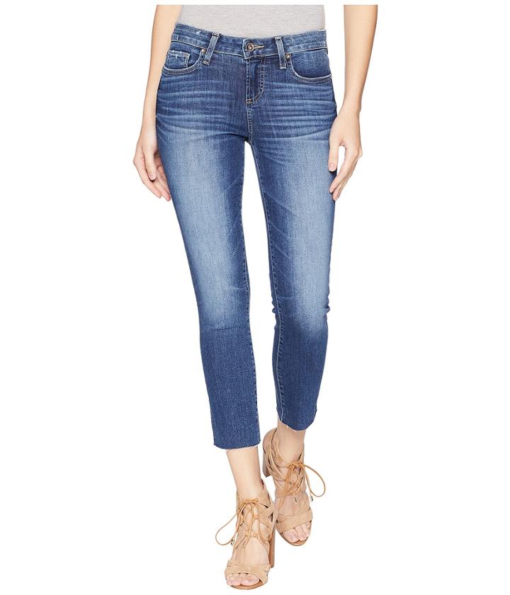 Paige Skyline Skinny Crop W/ Raw Hem In Pico (pico) Women's Jeans