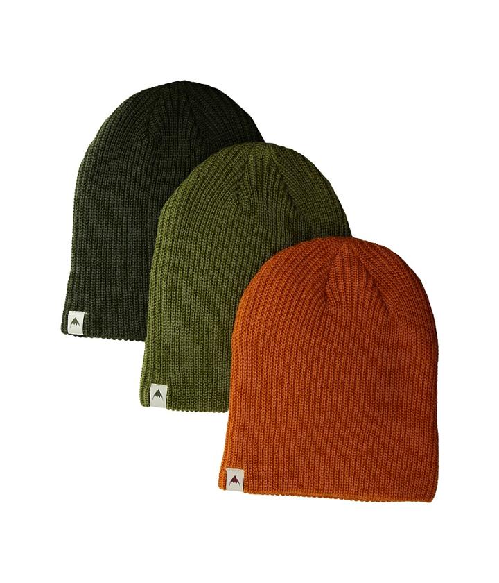 Burton Dnd Beanie 3-pack (little Kids/big Kids) (forest Night/olive Branch/maus) Beanies