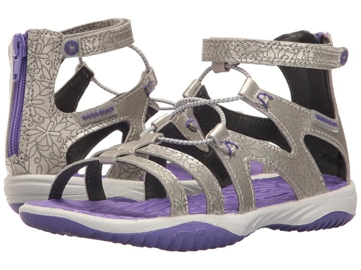 Jambu Kids Leilani (toddler/little Kid/big Kid) (silver/purple) Girls Shoes