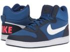 Nike Court Borough Mid (gym Blue/white/obsidian/solar Red) Men's Basketball Shoes