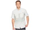 Under Armour Ua Fish Hunter Short Sleeve Plaid Shirt (olive Tint/graphite/landslide Stripe) Men's Short Sleeve Button Up