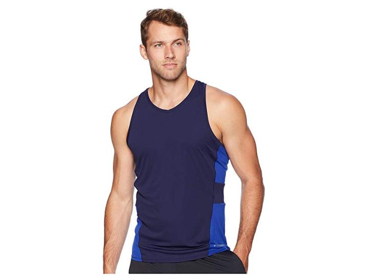 Brooks Stealth Singlet (navy/basin) Men's Workout