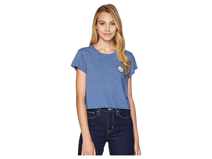 Spiritual Gangster Grateful Venice Tee (true Blue) Women's T Shirt