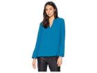 Trina Turk Hermosillo Top (truest Teal) Women's Clothing