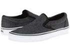 Vans Classic Slip-on ((micro Grid Suiting) Black) Skate Shoes