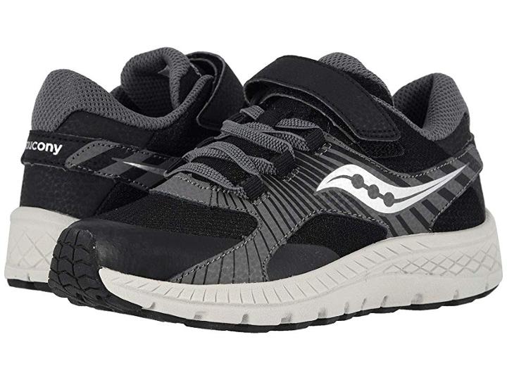 Saucony Kids S-velocer A/c (little Kid/big Kid) (black) Boys Shoes