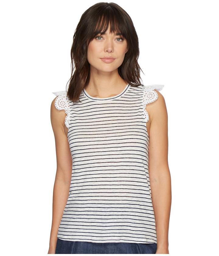 Joie Acenath (porcelain/dark Navy) Women's Clothing