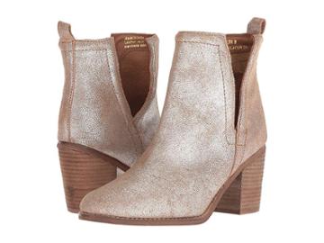 Diba True Later On (gold Metallic Suede) Women's Boots