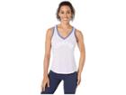 Champion Heritage V-neck Ringer Tank (pale Violet Rose/white) Women's Clothing