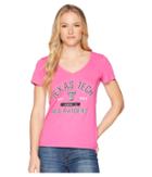 Champion College Texas Tech Red Raiders University V-neck Tee (wow Pink) Women's T Shirt