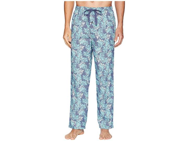 Tommy Bahama Island Washed Cotton Woven Pants (leaves) Men's Casual Pants
