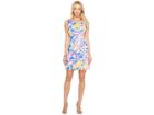 Lilly Pulitzer Courtney Shift (brilliant Blue Catch And Release) Women's Dress