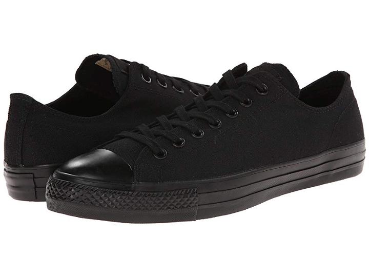Converse Skate Ctas Pro Ox Skate ((canvas) Black/black) Lace Up Casual Shoes