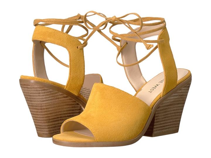 Nine West Yanka (dark Yellow Suede) High Heels