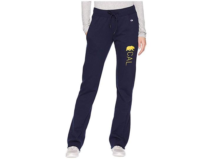 Champion College Cal Bears Eco(r) University Fleece Open Bottom Pants (navy) Women's Casual Pants